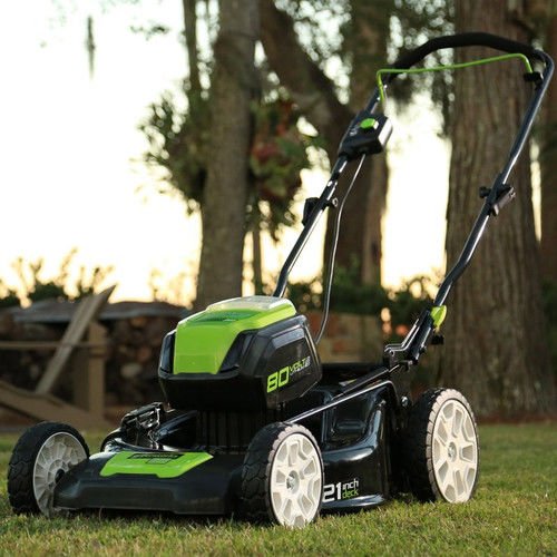 Greenworks 2500402 Cordless Battery Lawn Mower 21"