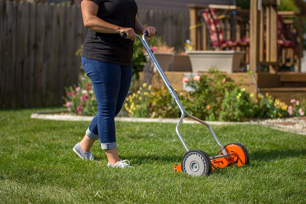 push reel mower